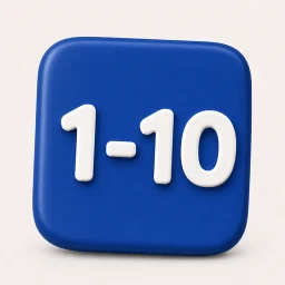 أيقونة From 1 to 10: Trivia Game